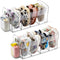 2 Pack Upgraded Kids Shoe Rack with 2Pack Socks Rack, Clear Acrylic