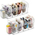 2 Pack Upgraded Kids Shoe Rack with 2Pack Socks Rack, Clear Acrylic