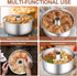 P&P CHEF Angel Food Cake Pan, Stainless Steel 10 Inch Round Cake Pan with Tube