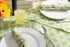 DII Green Lattice Outdoor Tabletop, 60" Round, Stain Resistant & Waterproof with Zipper, Green