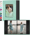 Photo Album for 4x6 Photos, Linen Cover Slide-in Book Holds 100 Photos with 50 Black Pages (Turquoise)