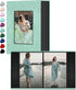 Photo Album for 4x6 Photos, Linen Cover Slide-in Book Holds 100 Photos with 50 Black Pages (Turquoise)