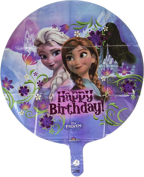 Anagram International HX Frozen Happy Birthday Party Balloons, Multicolor