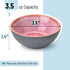 Brew To A Tea BTaT Ceramic Dipping Bowls, 3.5 Oz, Set of 6 Colorful Small Bowls for Dipping Sauce, Condiments