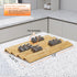 Mat,4 2 Set 9.5''to 19'', Kitchen,Cabinet,Drawers,Countertop AMBIRD Bamboo Spice Drawer Organizer with Non-slip Tier