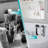 2-Pack Hook LAB Strong Adhesive Shower Razor Holder, Waterproof Wall Hooks for Bathroom, Reusable & Removable No-Drill