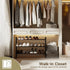 Vellzeyce Closet,Wide 3 Shoe Rack,Long Shoe Organizer for Shoe Storage for Entryway, Tier Sturdy Metal Free Standing