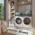 Laundry Room Rug Non-Slip Floor Mats, Farmhouse Large 24x72inch Laundry Rugs for Washer and Dryer Decor