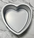 Heart-shaped Cake Pan, Aluminum, 8-inch Deep, 3-inch for Weddings, Parties, Family Occasions