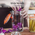 1 Pack 2 JILLMO Liter Fermentation Jar, Glass Fermenting Kit with Weight for Making Sauerkraut, Hot Sauce, Mead, Cider
