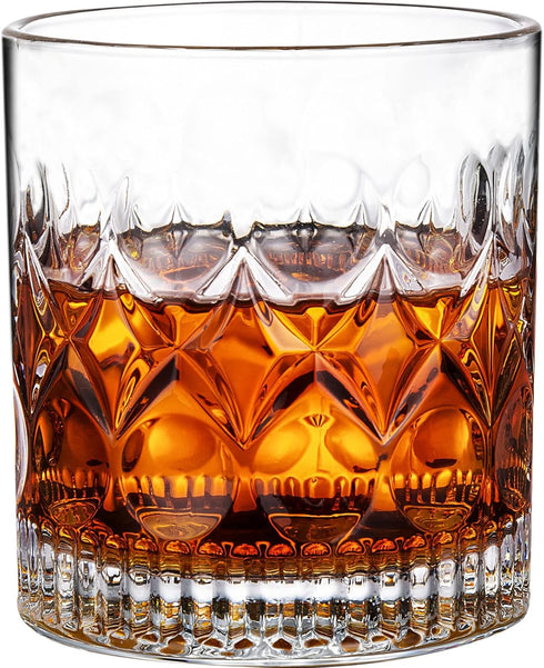 PARACITY Whiskey Glasses Set of 2, Old Fashioned Rocks Glasses, Suitable for Bars, Parties, Father's Day Gift