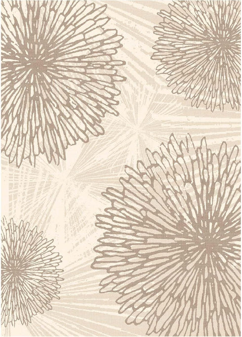 5x7 DecorBeige/Brown,5'x7' WITSHOCK Area Rugs for Living Room: Beige Floral Washable Rugs for Bedroom Dining Room