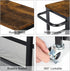 4 NANANARDOSO Tier Slim Storage Cart, Shelving Unit for Small Space, Rolling Storage Cart with Wooden Top and Metal