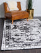 Unique Loom Sofia Collection Area Rug - Salle Garnier, 2' 2" x 3' 1", Black/Ivory Rectangle