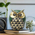 Leekung Owl Statue for Home Decor Accents,Owl Decor for Modern Bathroom Bookshelf