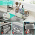 Countertop HapiRm Sponge Holder for Kitchen Sink - Self-draining Sink Caddy with Brush Holder and Dishcloth Holder