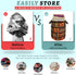 SELIONLIKN 18.9"x16.5" Retro Wooden Bookshelf Pattern Laundry Hamper Books Laundry Basket With Handles Foldable Oxford