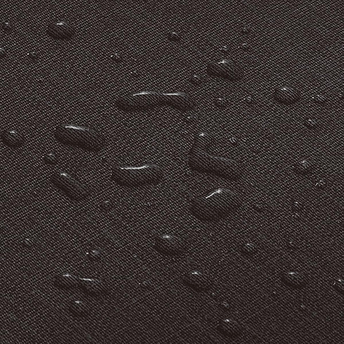 NLMUVW Round Fitted Vinyl Tablecloth with Elastic Edge, 100% Waterproof PVC Table Cover for Indoor/Outdoor, Black