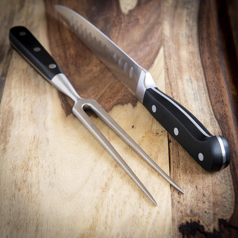 Oklahoma Joe's Blacksmith Turkey Carving Set - 2-Piece Carving Set for Perfectly Sliced Turkey