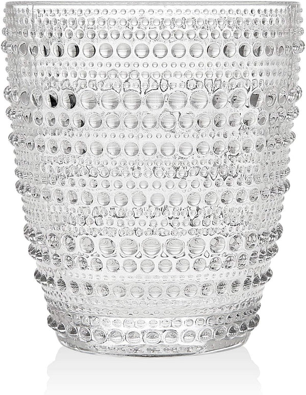 Godinger Set of 4 Clear Double Old Fashioned Glasses