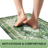 Collive Anti Fatigue Mats for Kitchen Floor, Non Slip Cushioned Mat for Office, Laundry, Sink, 17”x47”, Green
