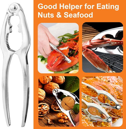 5 Set, Set, Crab Crackers and Tools, Pcs Crab Crackers, Lobster Crackers and Tools, Seafood Tools Walnut Nut Cracker