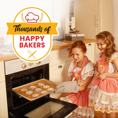Parchment Paper Baking Sheets, 12x16 In 120 Pcs by Baker's Signature, Precut Non-Stick & Unbleached