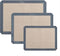 3-Pack Non-Stick Reusable Silicone Baking Mat, Perfect for Oven, Great for Baking Cookies, Pizza, Food-Grade Silicone