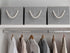 StorageWorks 32L Gray Closet Storage Baskets, Foldable Organizers with Handles, 3-Pack for Linen Closet