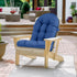 44x19x4 Inches Lokex Adirondack Chair Cushion, Suitable for Indoor and Outdoor use Rocking Chair Cushion, Comes