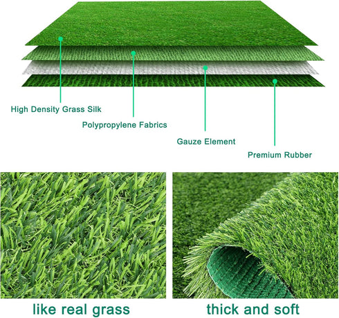 8 Pack 12"12"1" Chicken Nesting Box Pads - Washable Artificial Grass Nesting Pads - Chicken Nesting Pads for Chicken