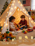 syosupviry Powered,19FT 50LED Star String Lights Battery&USB Star Fairy Lights with Remote, Hanging Star Lights