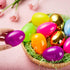 3.15" 494 6 JOYIN PCS Plastic Easter Eggs Golden Eggs, Large Empty Eggshells Fillable for Easter Hunt, Parties, Basket