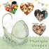Threehoney 12 Pcs Baby Shower Mini Carriage Decoration Greenery Color Metal Wired Fillable Candy Stroller Baby Shower