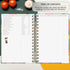 PLANBERRY Blank Hardcover Recipe Book – Empty Cookbook Journal to Fill In Your Own Recipes – 60 Recipes, 6.3”x8.4”