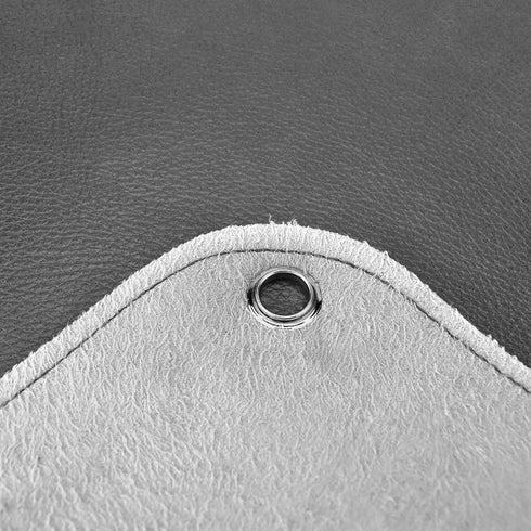 Linkidea 39'' 39'' Vegan Leather High Chair Mat for Floor, x Portable Ground Protector for Feeding Chair, Reusable Easy