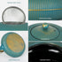Green Cast Iron Teapot, Large Capacity 40oz/1200ml with Infuser for Loose Leaf, Stovetop Safe