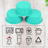 Disposable Ramekins with Lids - 50 Pack Free-Air 5oz Aluminum Foil Cupcake Cups - Mini Muffin Tins Holders for Home and