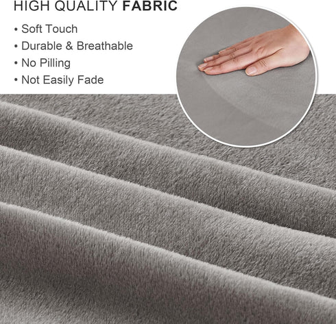 NICEEC Spandex Stretch Piano Bench Cover with Skirt Removable Ottoman Cover Rectangular Washable Stool Slipcover