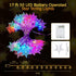 17 50 16 7 Minetom Star String Lights Battery Operated - ft LED Color Changing Star Fairy Light with Remote and Timer