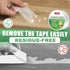 YYXLIFE Double Sided Removable Rug Tape, Non Slip Anti Curling Floor Tape for Area Rugs, 2Inch x 10Yards, White