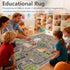 KEBEXXY Room,35X59Inch/90X150CM Kids Rug Play Mat Great for Playing with Cars and Toys,Educational Kid Road and Traffic
