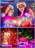 33FT 100 16 6 Colors,12 Minetom Fairy Lights Color Changing - LED String Light with Remote, Single Colors & Holiday