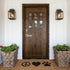 Welcome Mats for Front Door Outdoor Entry, Peace Love Pawprint Doormat, Non-Slip Mat, 17 x 30 Inch