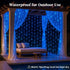 300 9.8ft 9.8ft 8 DomeStar LED Fairy Curtain Lights, x Waterproof String Hanging Lights with Modes Remote, Plugin