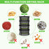 Hanging-4 (23.62") MEKOLIFE Herb Drying Rack Layer, Plant Drying Rack, Bud Drying Net,Foldable Hanging Dry Rack Net