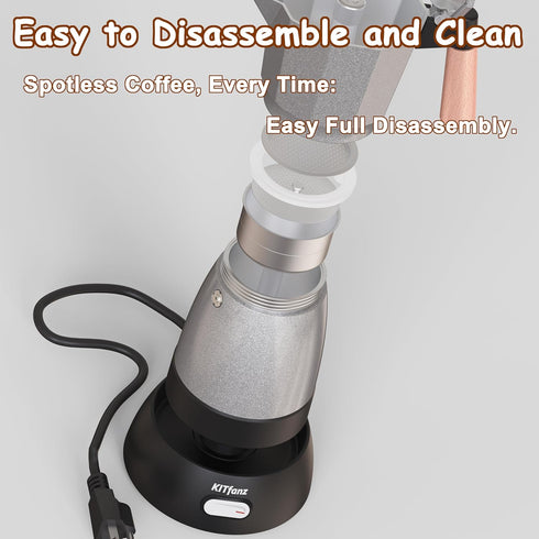 3 6 Electric Espresso Coffee Maker, Italian Coffee Pot, Electric Moka Pot, Cuban Coffee Maker, Portable Cafeteras