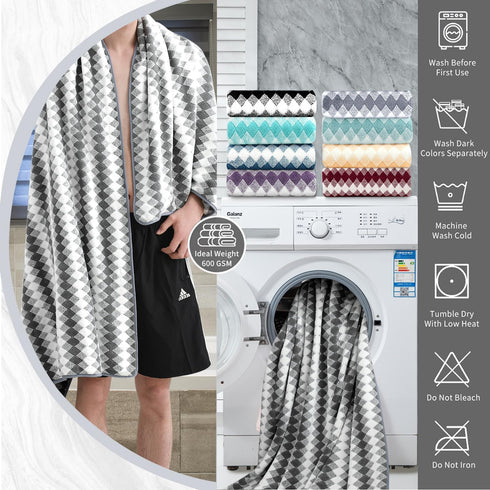 4 Set 35"x70" Set 600GSM Piece Bath Towel Oversized Bath Sheet Bathroom Towel Extra Large Towel Soft Highly Absorbent