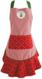 Adjustable Adult Size DII Women's Christmas Kitchen Apron for Cooking, Baking, Crafting & Entertaining