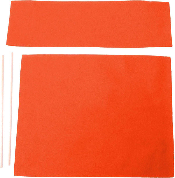 Everywhere Chair Replacement Cover Canvas for Directors Chair (Round Stick) - Orange